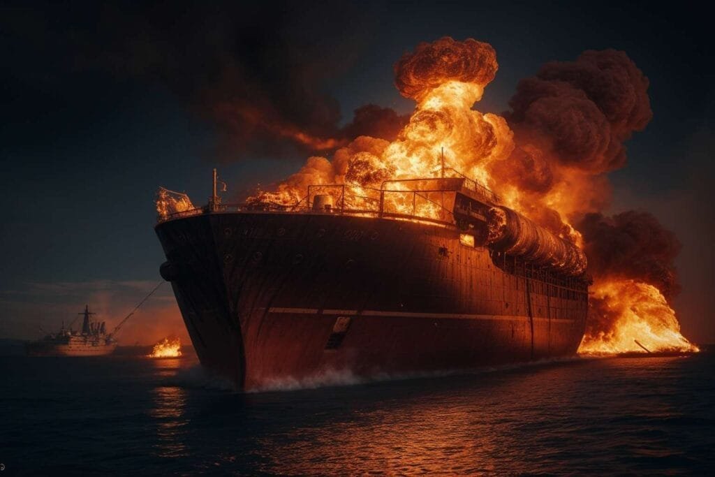 Exploding Ships