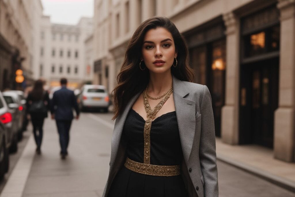Woman Dressing Up