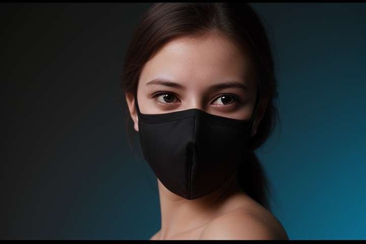 Woman With Mask